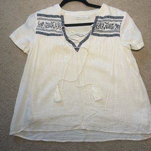 Embroidered top